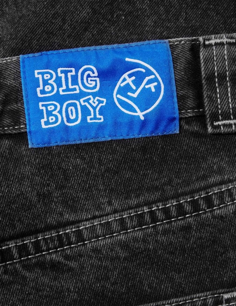 Pantaloni POLAR SKATE CO big boy jeans argento nero